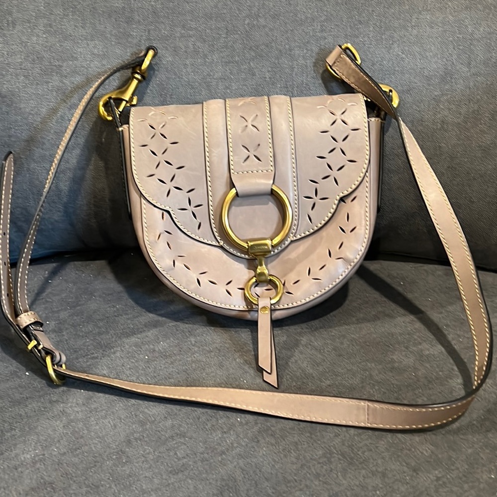 FRYE ILana saddle grey